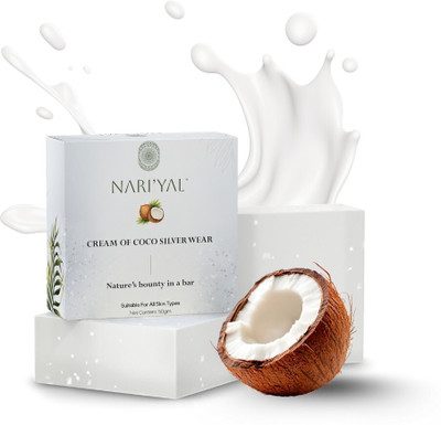 NARIYAL Cream of Coco Silver Soap(50 g)