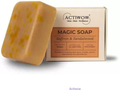 ACTIWOW Magic Soap Berry Bright Bar for Softness and Fresh Youthful Glow(100 g)
