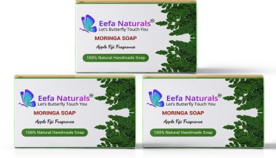 Eefa Naturals Moringa Glycerine Handmade Soap(3 x 100 g)