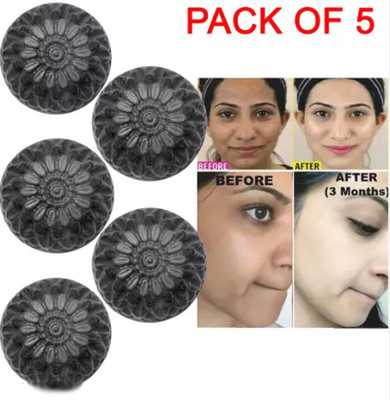 Kalah Herbals ACTIVATED CHARCOAL Natural Hand Made Soap Pack of 5(5 x 100 g)
