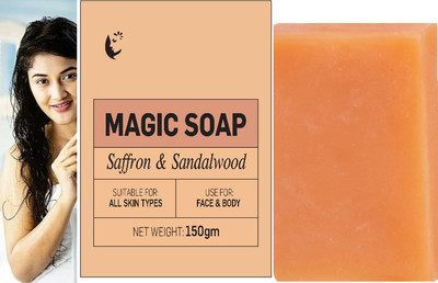 PERLENTE The Proffesional Handmade Sandalwood And Saffron Extract Soap(150 g)
