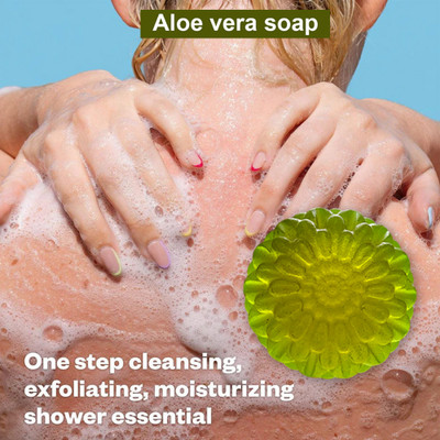 CHITAKSH Aloe Vera Soap with Lavender Oil for Calming Aromatherapy(100 g)