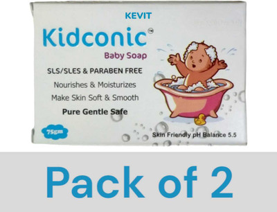 Kevit kidconic soap nourishes and moisturizes make skin soft pue gentle safe(2 x 75 g)
