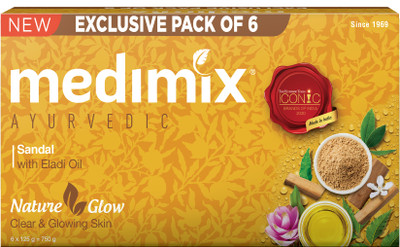 MEDIMIX Ayurvedic Sandal Soap(6 x 125 g)
