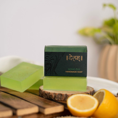Desam Organics Lemon Zest Natural Handmade Soap(100 g)