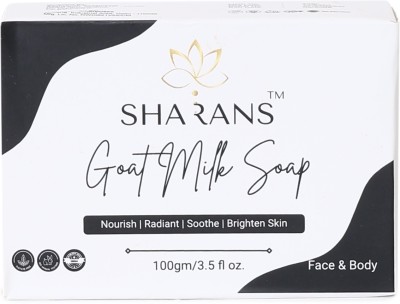 Sharans Goat Milk Soap For Women & Men with Vitamin E(100 g)