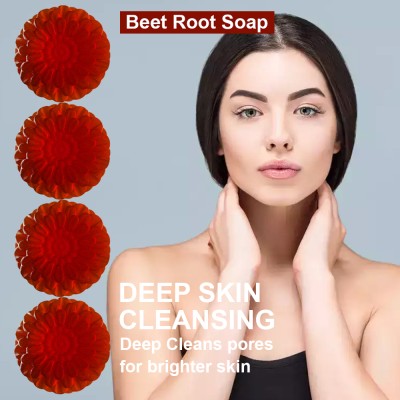 Groovy Citrus Vitalizing Beet Root Soap (100GM) (PACK OF 4)(4 x 100 g)