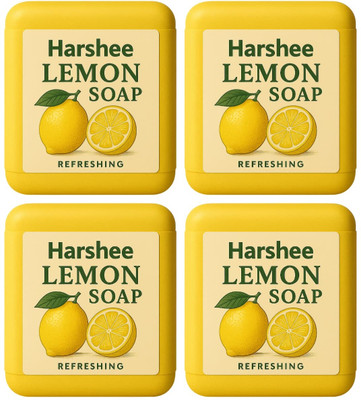 Harshee Natural lemon soap pck 4(4 x 100 g)