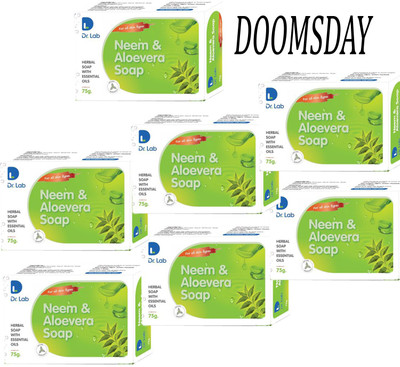 DOOMSDAY NEW DR LABS NEEM& ALOEVERA SOAP PACKOF -7(7 x 75 g)