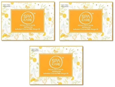 Tiens Spakare Natural Hand made bathing bar Single- 100gm (Pack of 3)(3 x 100 g)