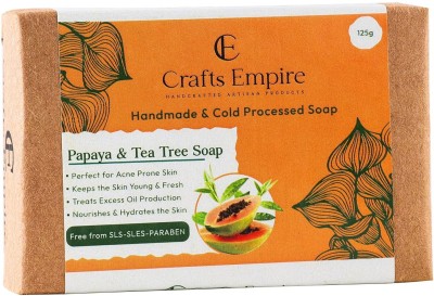 CRAFTS EMPIRE Papaya & Tree Soap Papaya Skin Whitening Soap With Vitamin C(125 g)