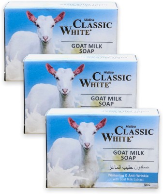 Mistine classic white goat milk soap(3 x 100 g)