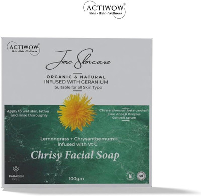 ACTIWOW Jiore Chrisy Soap Anti-Aging Chamomile for Blemish Control(100 g)