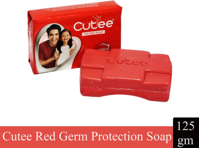 Cutee Red Germ Protection Soap - Pack Of 1(125 g)