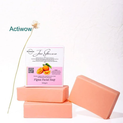 ACTIWOW Jiore Skincare Vigwa Face Whitening Soap with Vitamin C & Jojoba Oil Z112(100 g)