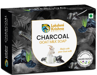 Lakshmi Krishna Goat Milk Charcoal Soap(100 g)