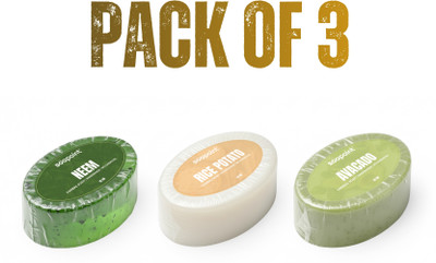 SOAPOINT Neem, Rice Patato& Aeloevera Natural Soap Combo (Pack of 3) (3 x 100 g)(3 x 100 g)