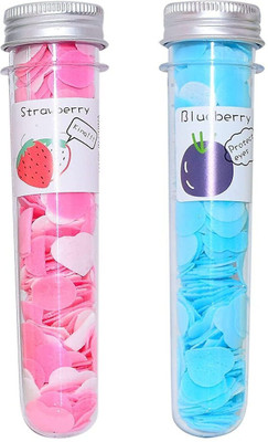 Vastra Travel Soft Paper Soap Flower Design Tube Shape Bottle Washing Bath Tube Bottle(2 x 5 g)
