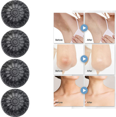 CHITAKSH Experience healthy, radiant skin with activated charcoal soap(4 x 100 g)