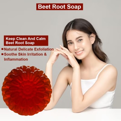 CHITAKSH Beet Root Cleansing Soap (1 x 100 g) (100GM) (PACK OF 1)(100 g)