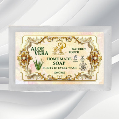 Pihaaru Aloe Vera Herbal Shield Soap – Anti-Tan & Hydrating(100g);(100 g)