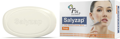 Fixderma Salyzap Acne Soap with Salicylic Acid & Vitamin E For Acne Prone & Oily Skin(75 g)