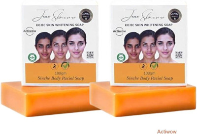 ACTIWOW Jiore Skincare Sinche Kojic Soap for Even Skin & Smooth Finish Combo A02(2 x 100 g)