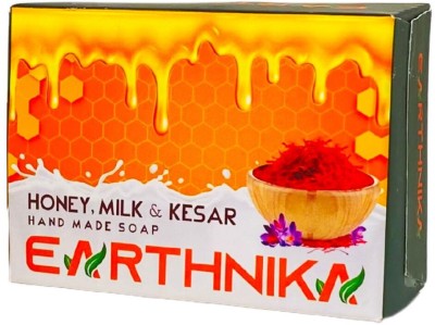 EARTHNIKA Honey Milk Kesar Handmade Natural Shop(90 g)