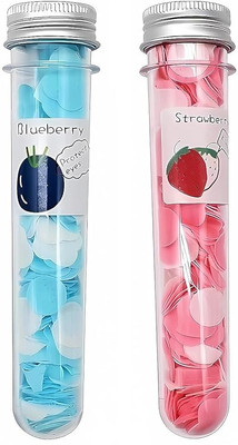 Mallade Premium Flower Design Tube Shape Bottle Paper Soap for Travel with Tube Box(2 x 50 g)