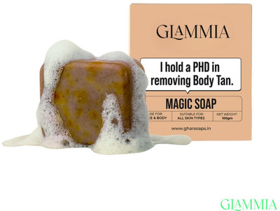 GLAMMIA Ghar Shop Magic Soap Smooth Finish Daily With Glow Herbs(100 g)