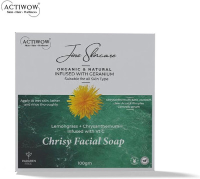ACTIWOW Jiore Chrisy Soap Exfoliating Aloe Vera for Youthful Glow(100 g)
