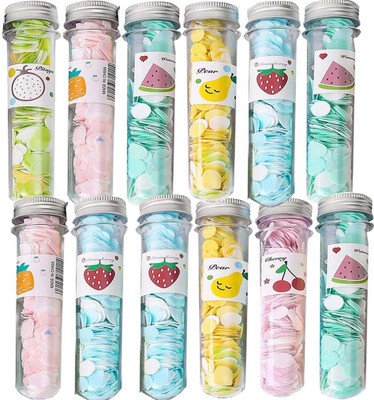 NG MART NG Tube Shape Bottle Paper Soap Clean Soft Bath for Travel PACK OF - 12(12 x 21.67 g)