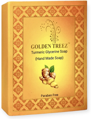 Golden Treez Turmeric Handmade Soap For Tan Removal Natural Soap Pack of 1(115 g)