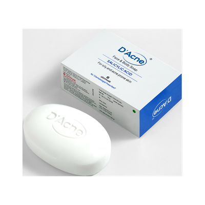 D'ACNE Soap |Controls Excess Sebum |Body & Facesoap for Acne-prone and Oily Skin |Dacne(75 g)