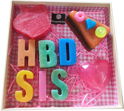 Swankits Happy Birthday Sis Soap Hamper(9 x 55.56 g)