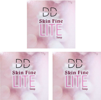 DOOMSDAY SKIN FI-NE LITE SOAP FOR BRIGHT & SMOOTH SKIN PACK OF 3(3 x 75 g)