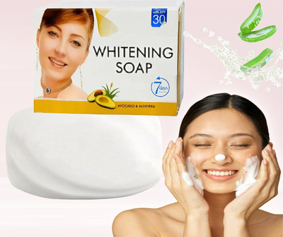 Sheny ALOE VERA & AVOCADO WHITENING BODY SOAP, DARK SPOTS AND FACE CLEAN (100 G)(100 g)
