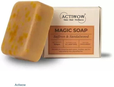 ACTIWOW Magic Soap White Rose Bar with Cream and Natural Extracts(100 g)