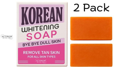 ACTIWOW Korean Soap with Glow Whitening Complex 2PCS(100 g)