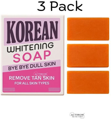ACTIWOW Korean Soap Herbal Tan Repair Bar 3PCS(3 x 33.33 g)