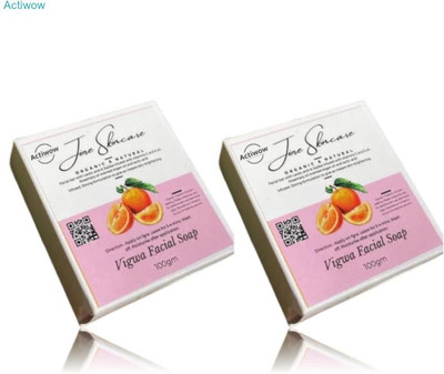ACTIWOW Jiore Vigwa Radiance-Boosting Soap for Clear, Glowing Skin Combo(2 x 100 g)