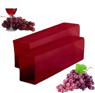 PABUZA Pure and Natural Red Wine Glyserine Melt And Pour Soap Base Raw Material(500 g)
