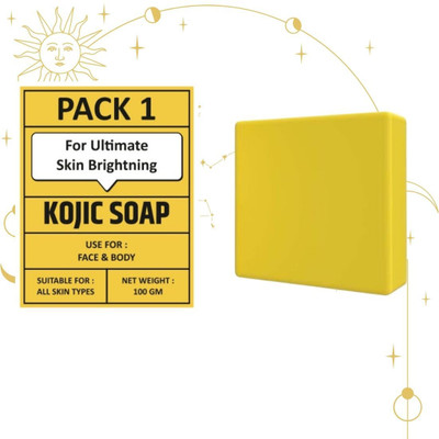Agonize PACK OF 1 | Kojic Acid Brightening Soap for Glowing Skin – 100g.(100 g)