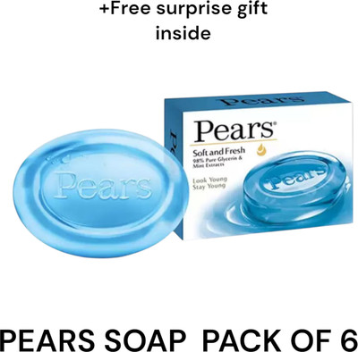 Pears SOFT AND FRESH PACK OF 6(6 x 125 g)