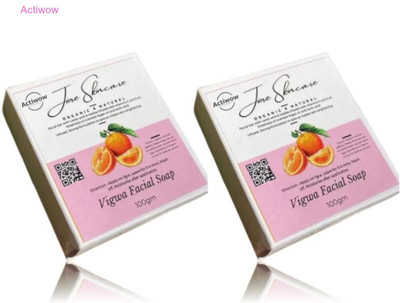 ACTIWOW Jiore Vigwa Facial Soap for Youthful, Glowing Skin Combo(2 x 100 g)