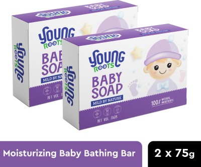 Young Roots Nourishing Baby Bathing Moisturizing Soap Bar(2 x 75 g)