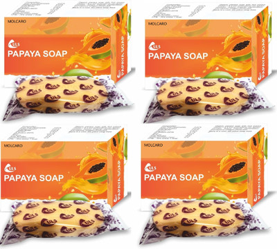 MOLCARO PAPAYA SOAP(4 x 18.75 g)