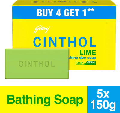CINTHOL Lime Bath Soap(4 x 150 g)