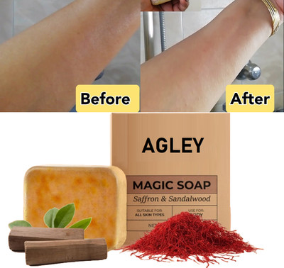 AGLEY handmade sandalwood and coconut and got mikl soap(150 g)