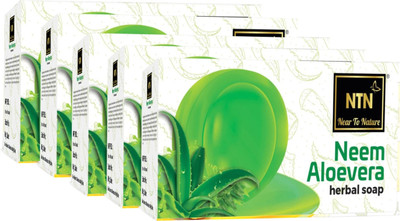 NTN Neem Tulsi Aloevera herbal soap 5*100g(500 g)